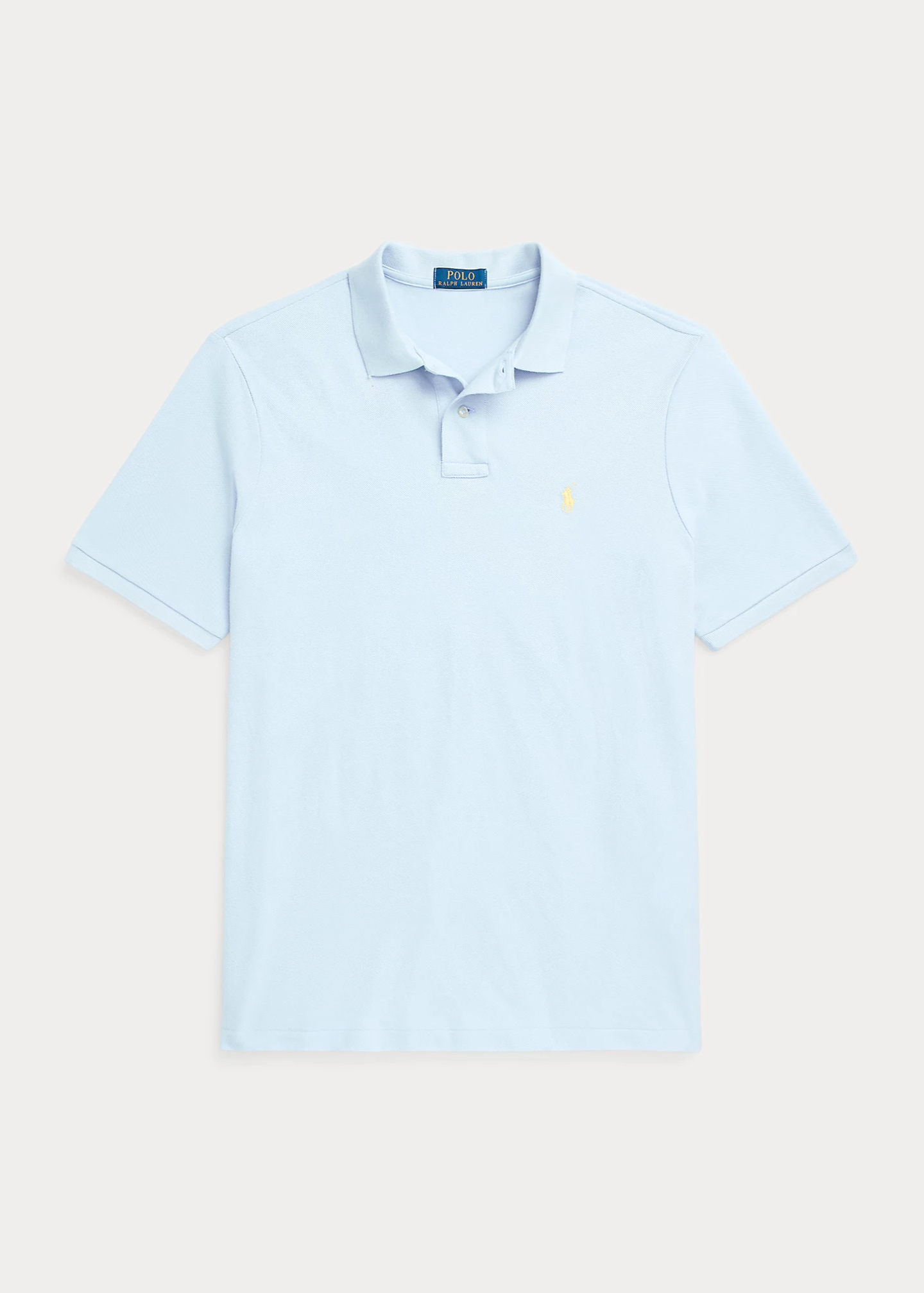 Polo en coton doux coupe ajustée