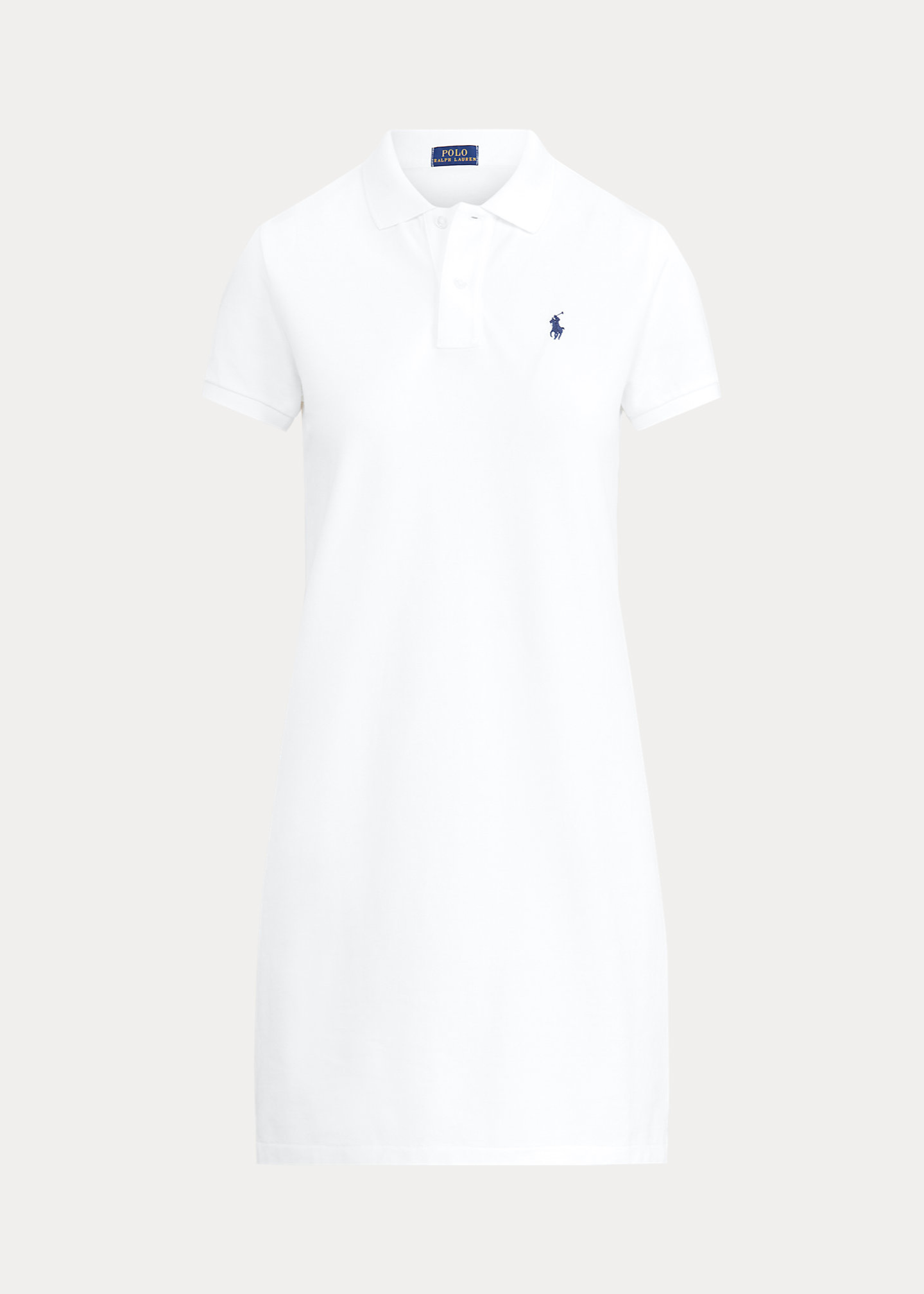 Robe polo en coton piqué