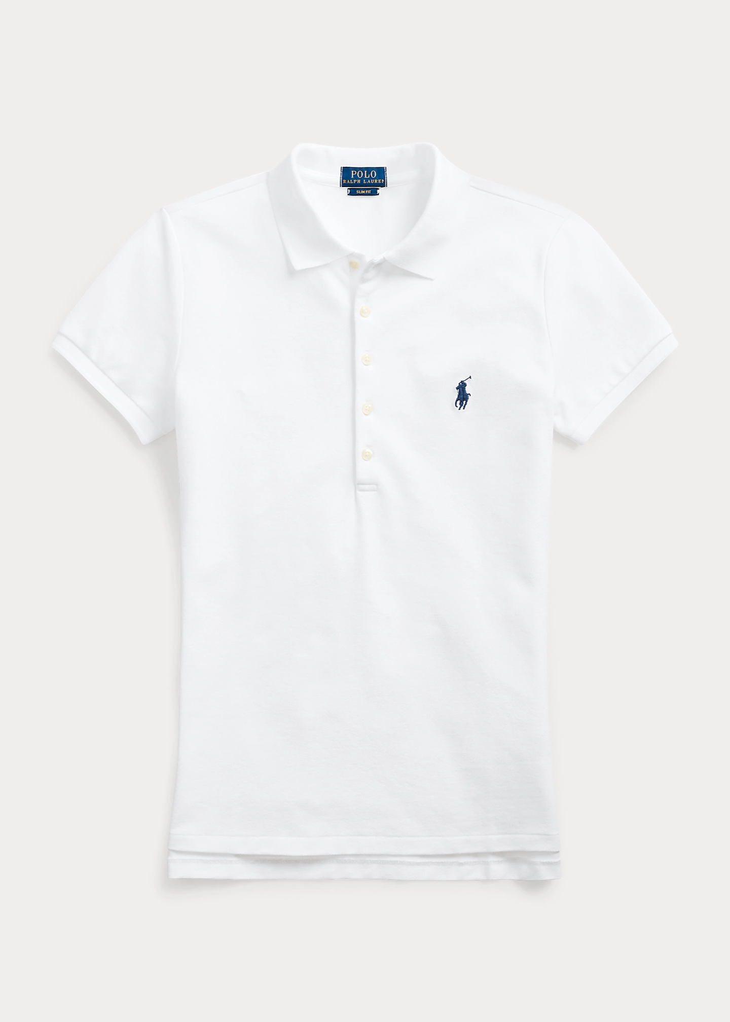 Polo en coton stretch Slim Fit