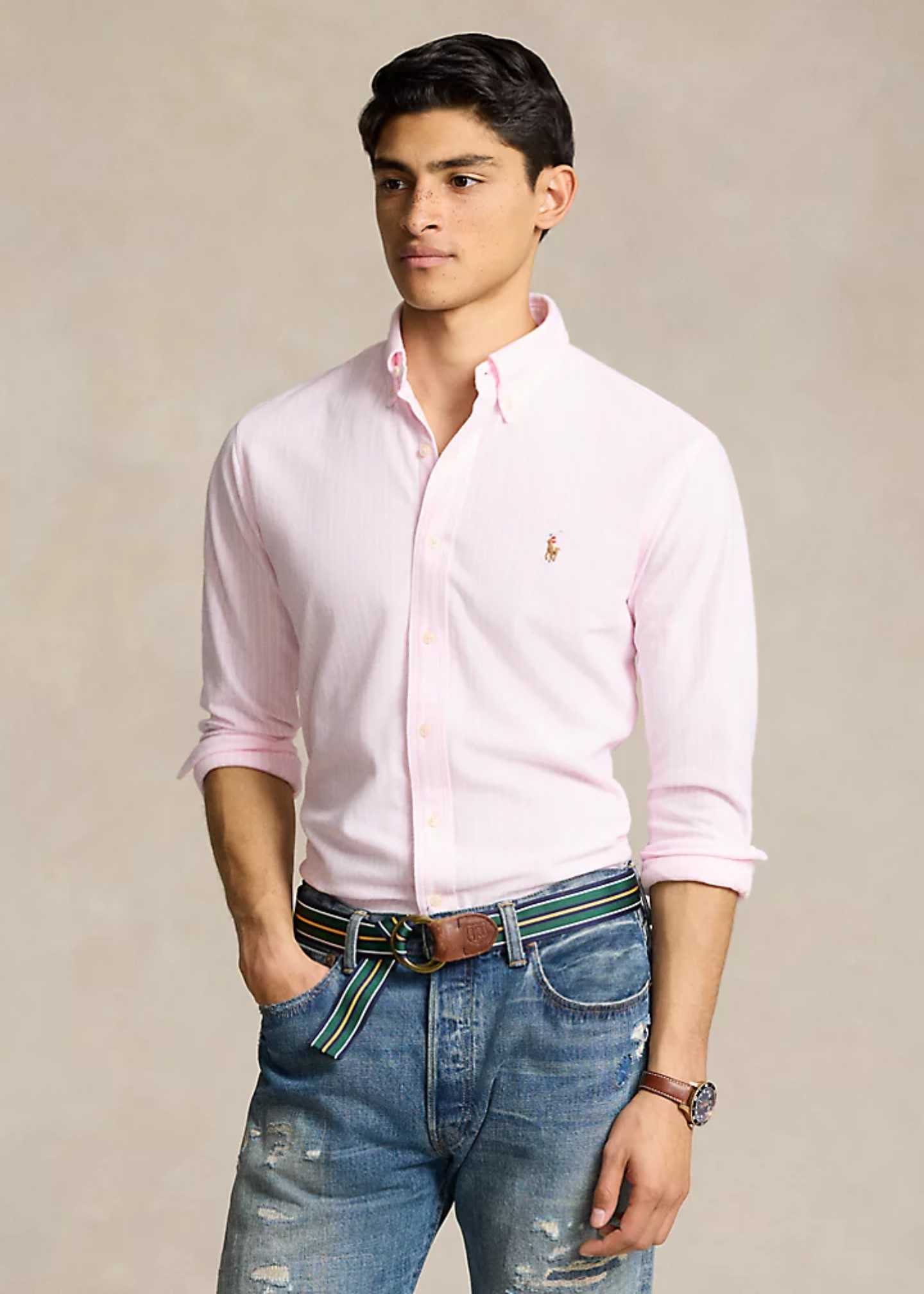 Chemise Oxford cintrée