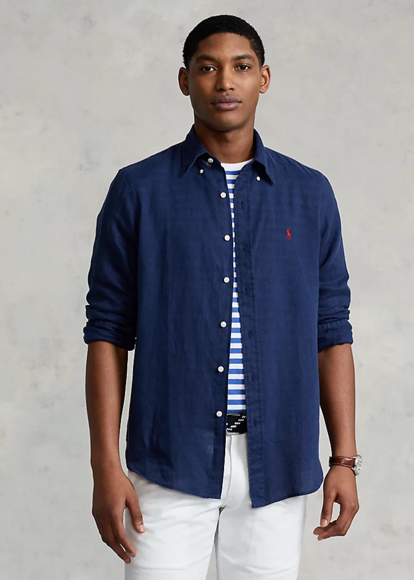 Chemise ultra-légère en coton piqué